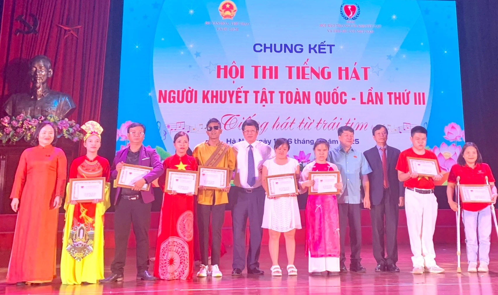 Phú Thọ đoạt Huy chương Bạc tại Hội thi “Tiếng hát Người khuyết tật” toàn quốc năm 2025
