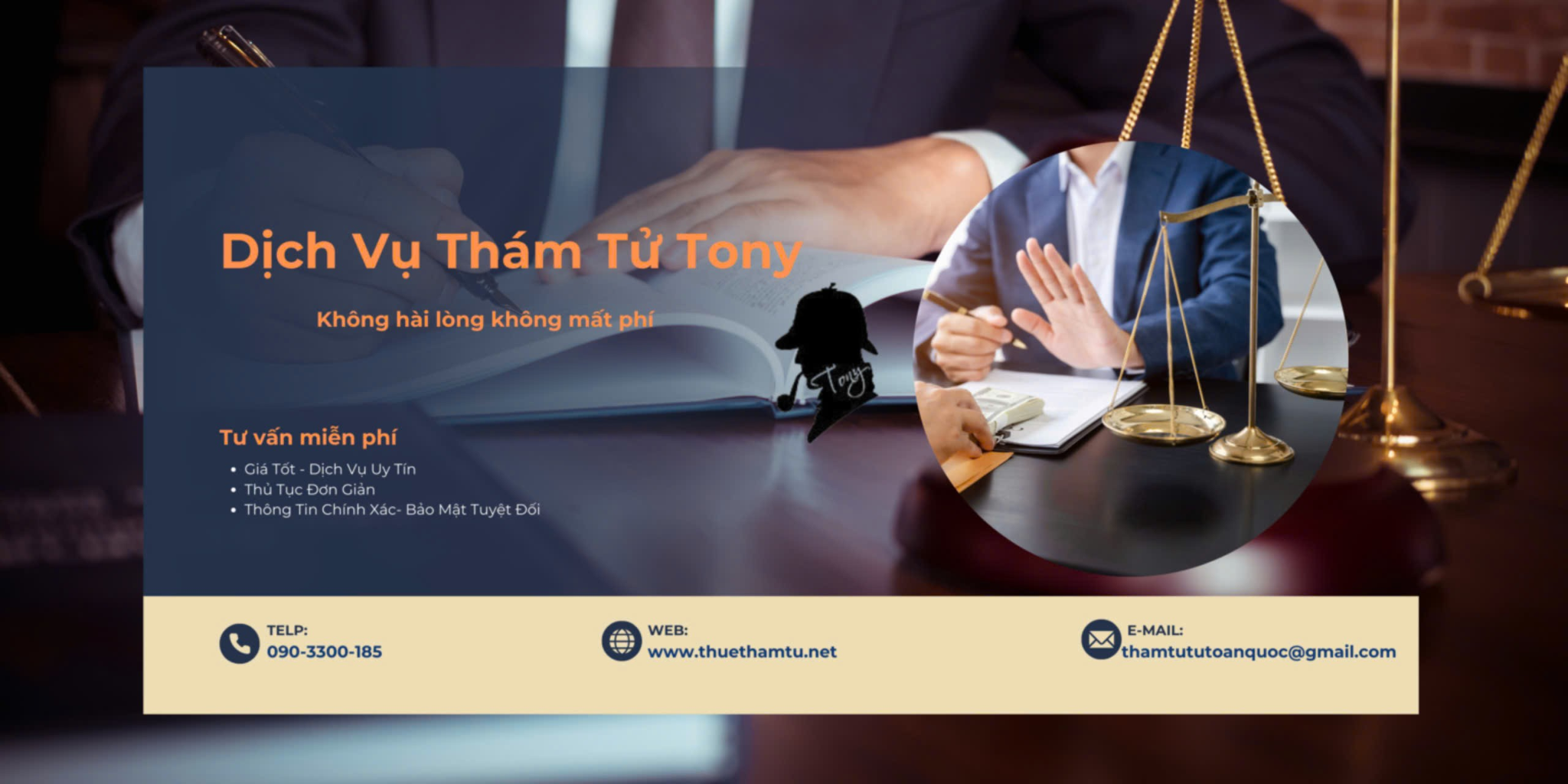 Thám Tử Tony - Đơn vị thám tử tư uy tín, chuyên nghiệp tại Phú Thọ