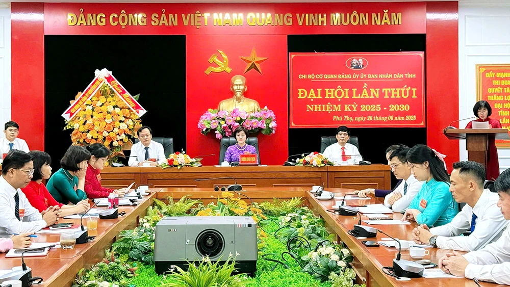 Đại hội Chi bộ cơ quan Đảng ủy UBND tỉnh