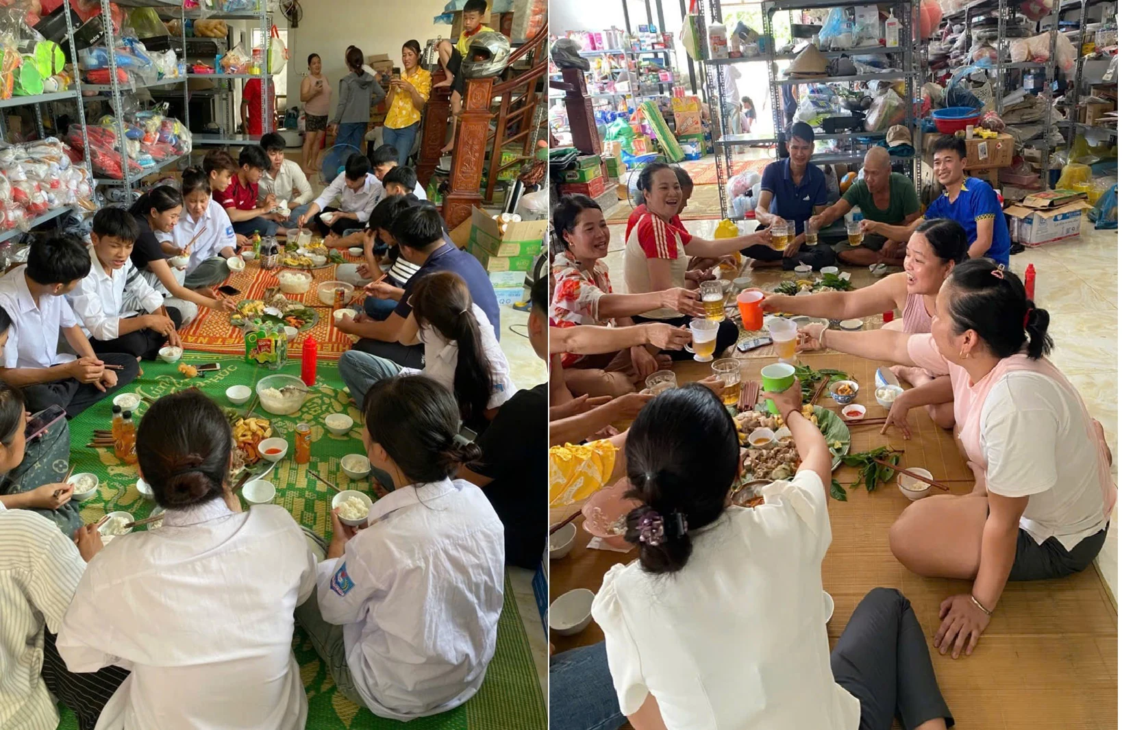 Đôi vợ chồng ở Tân Sơn nấu cơm miễn phí cho thí sinh thi tốt nghiệp THPT