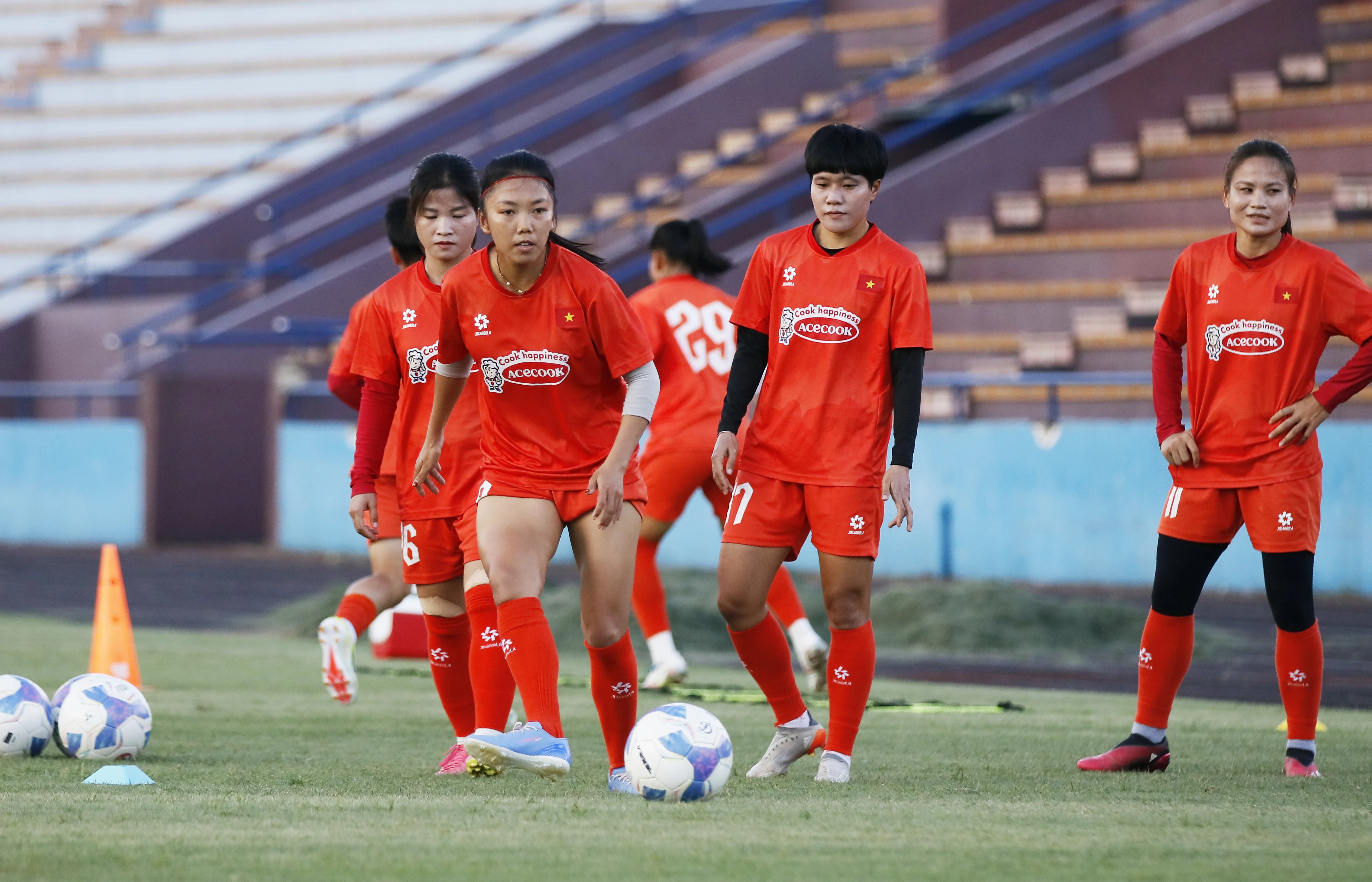 Đội tuyển nữ Việt Nam tích cực luyện tập cho Asian Cup 2026