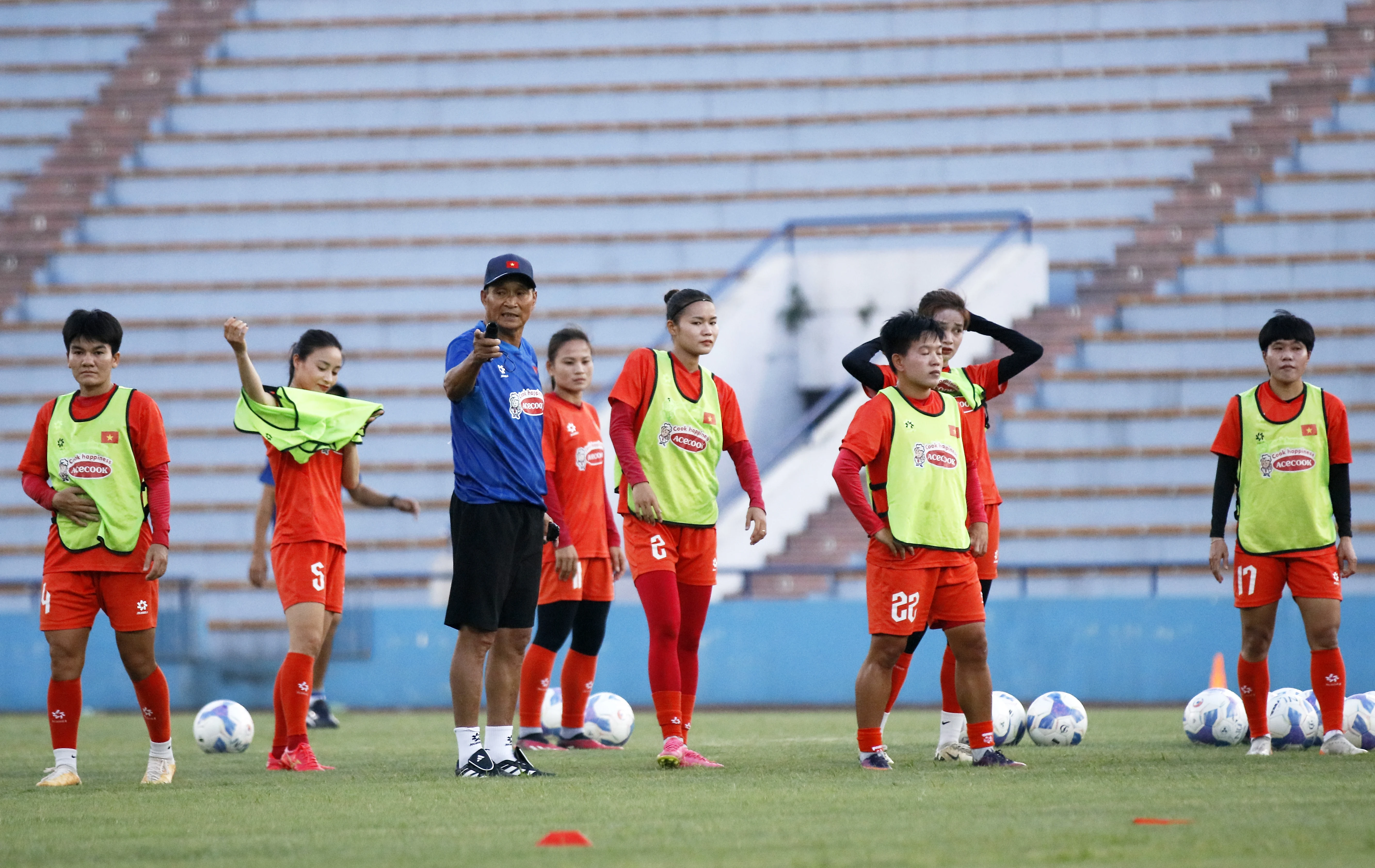 Đội tuyển nữ Việt Nam tích cực luyện tập cho Asian Cup 2026