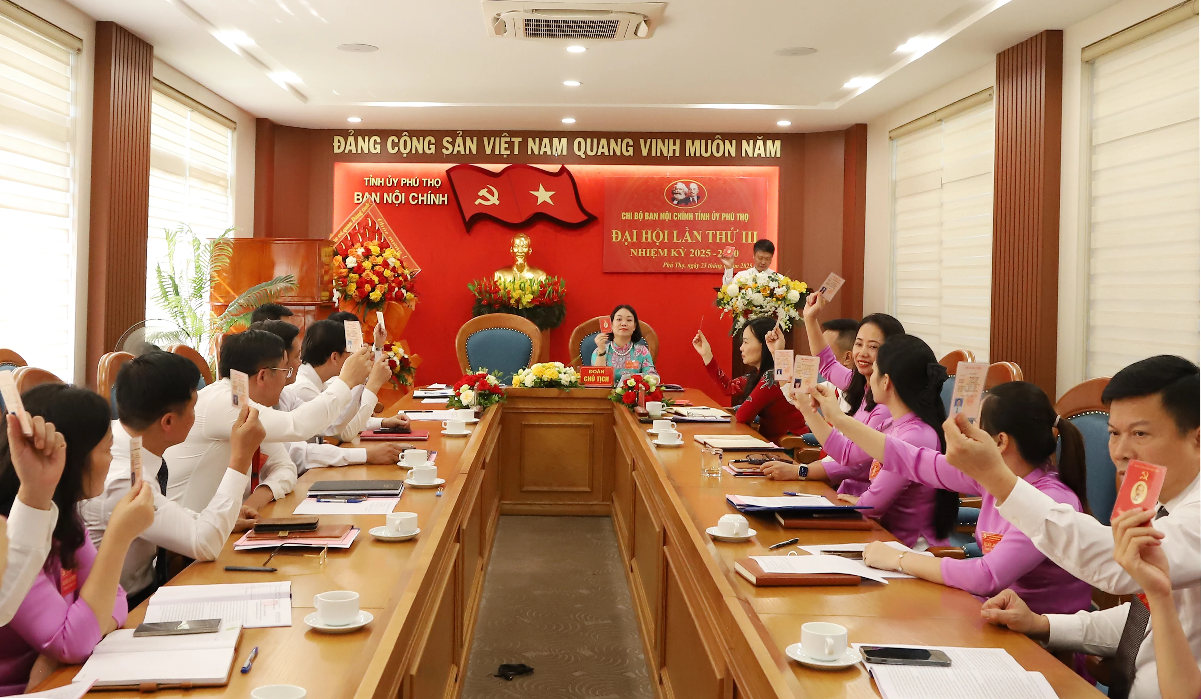 Đại hội Chi bộ Ban Nội chính Tỉnh ủy lần thứ III, nhiệm kỳ 2025- 2030