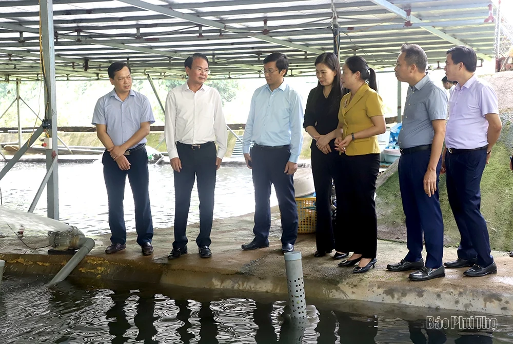 Bí thư Tỉnh ủy Đặng Xuân Phong thăm và làm việc tại xã Trung Sơn