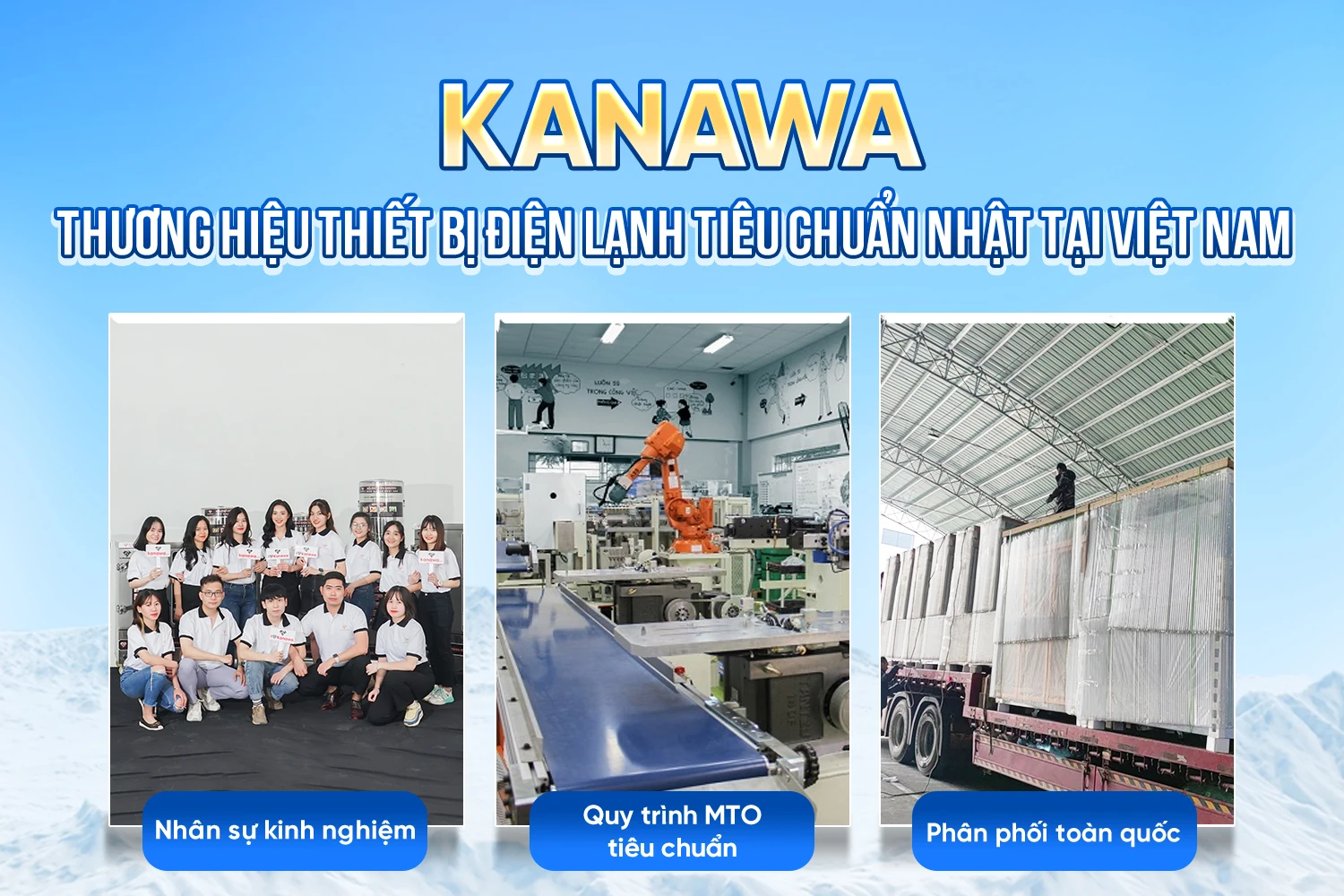KANAWA - thiết bị điện lạnh, bếp công nghiệp tiêu chuẩn Nhật