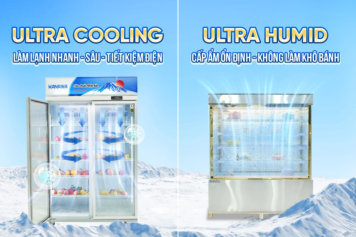 KANAWA - thiết bị điện lạnh, bếp công nghiệp tiêu chuẩn Nhật