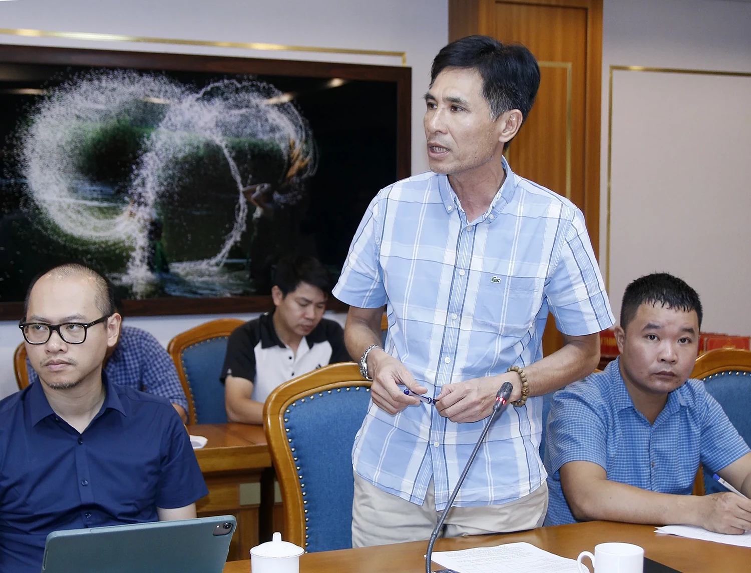 Phó Chủ tịch UBND tỉnh Nguyễn Huy Ngọc kiểm tra tiến độ Dự án Nhà Văn hóa nghệ thuật tỉnh