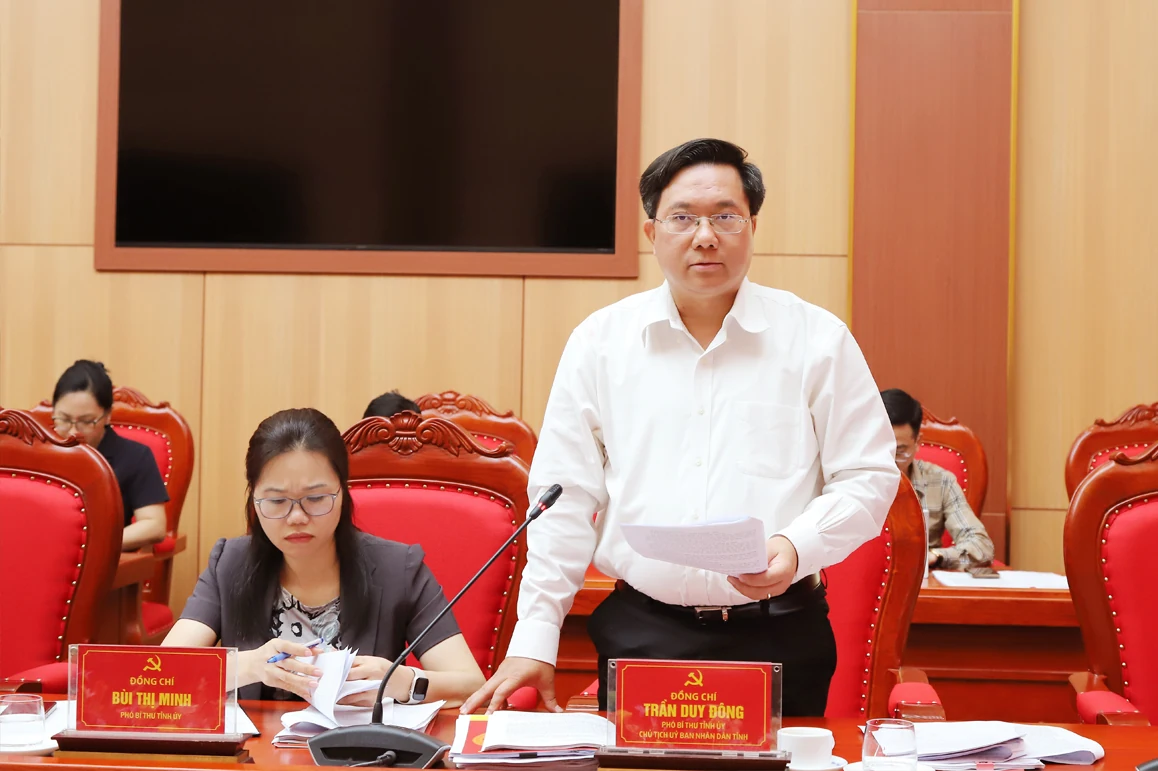 Họp tiểu ban văn kiện Đại hội đại biểu Đảng bộ tỉnh nhiệm kỳ 2025-2030