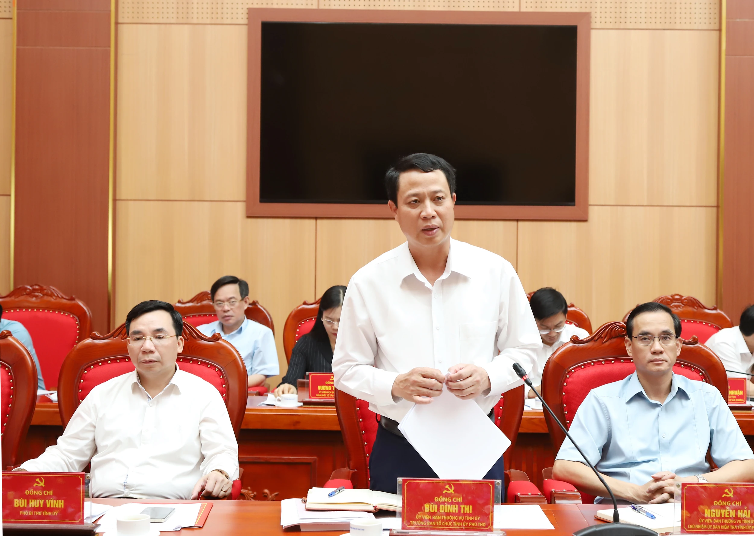 Họp tiểu ban văn kiện Đại hội đại biểu Đảng bộ tỉnh nhiệm kỳ 2025-2030