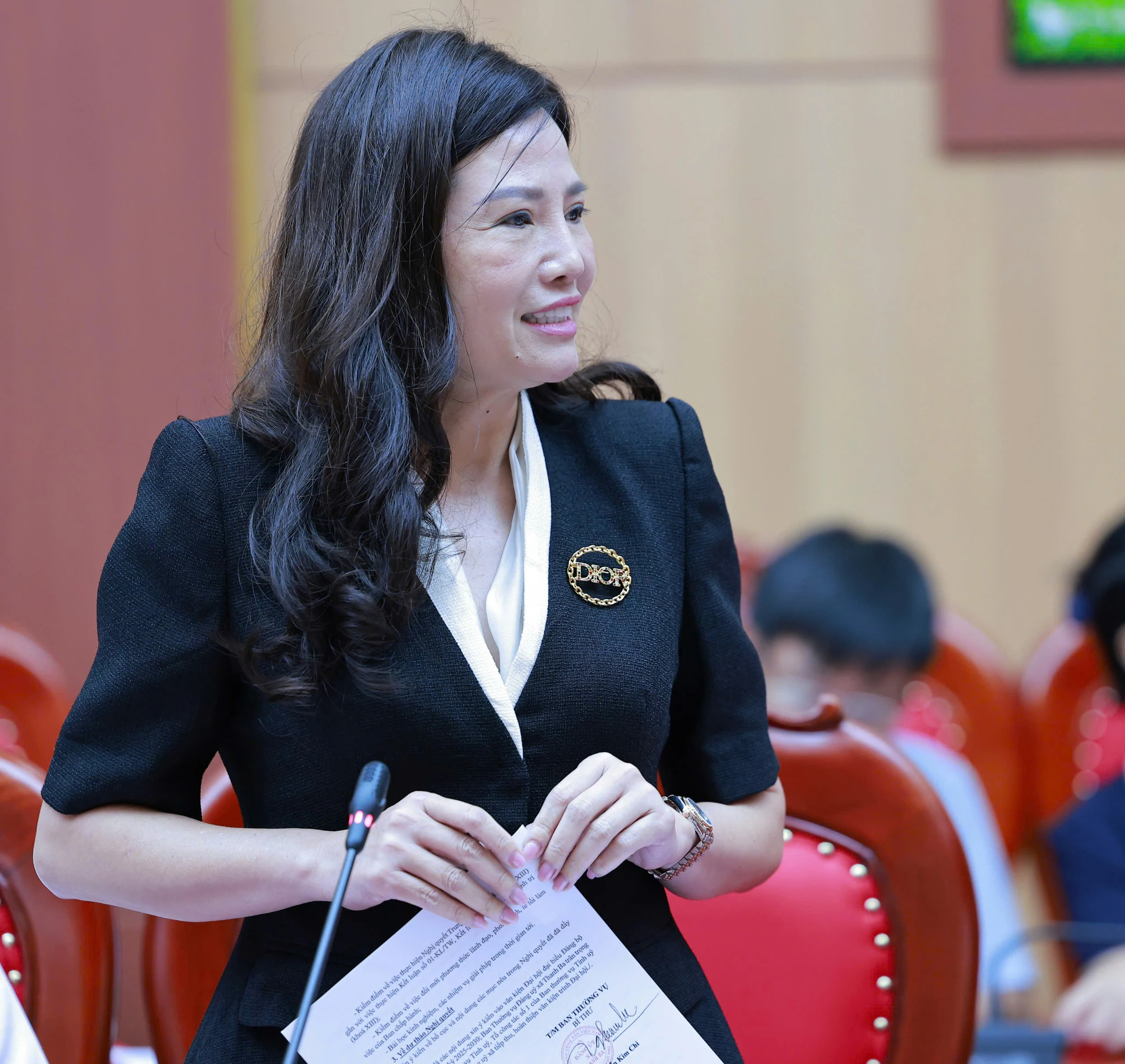 Bí thư Tỉnh ủy Đặng Xuân Phong và Tổ công tác số 1 chỉ đạo, duyệt Văn kiện Đại hội Đảng bộ trực thuộc, Đảng bộ các xã, phường