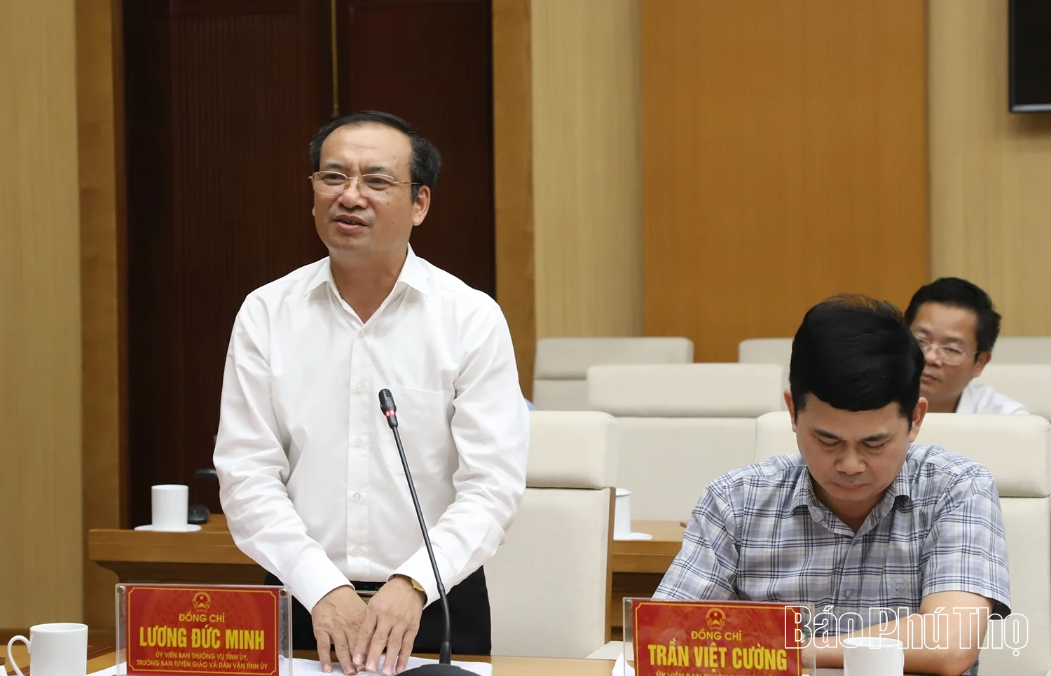 Tổ công tác số 4 của Ban Thường vụ Tỉnh ủy duyệt văn kiện Đại hội Đảng bộ Công an tỉnh nhiệm kỳ 2025-2030