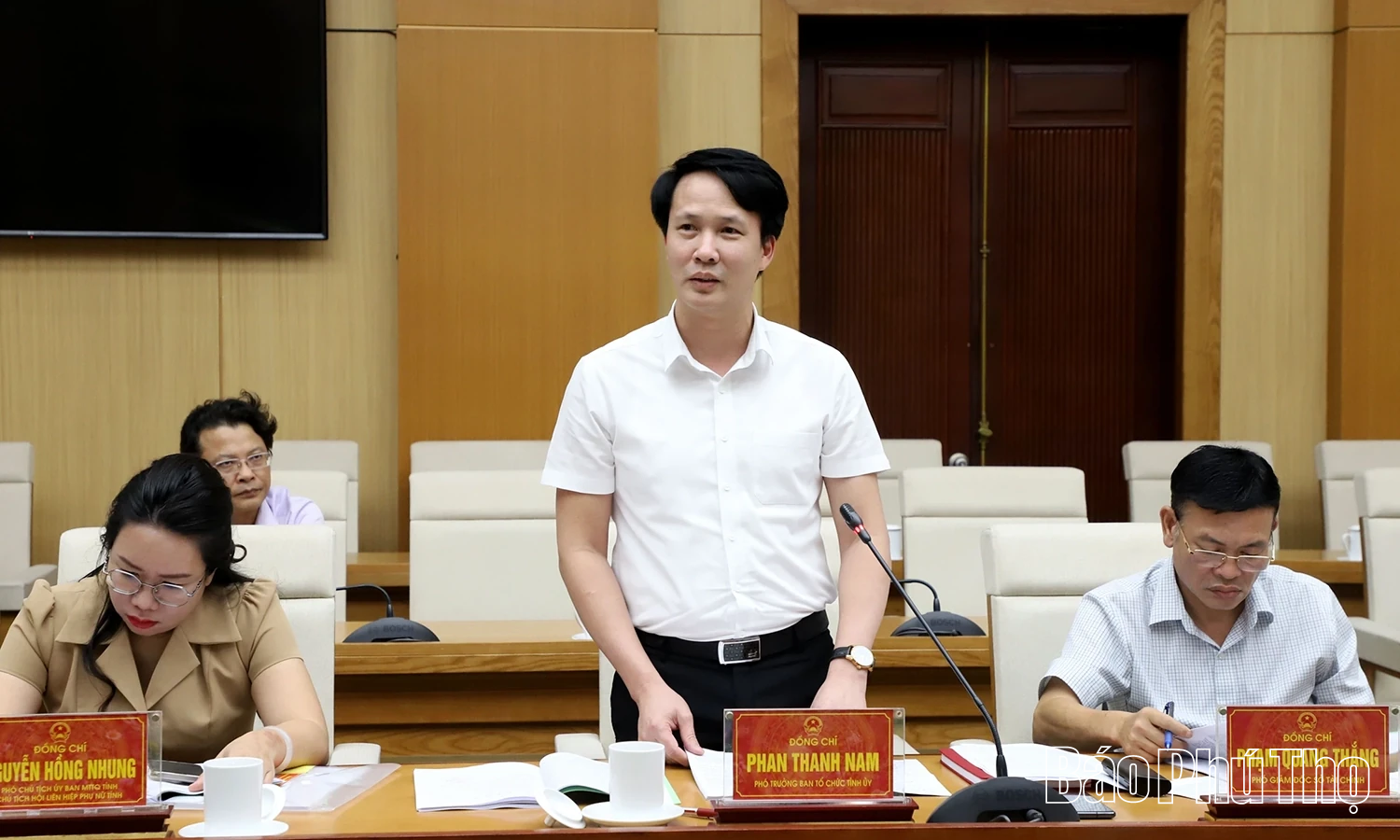 Tổ công tác số 4 của Ban Thường vụ Tỉnh ủy duyệt văn kiện Đại hội Đảng bộ Công an tỉnh nhiệm kỳ 2025-2030