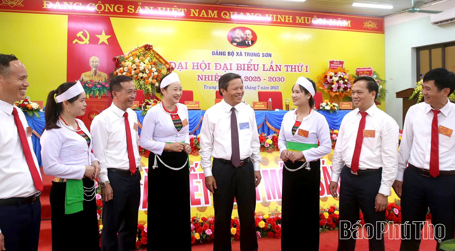 Đại hội Đảng bộ xã Trung Sơn lần thứ I, nhiệm kỳ 2025-2030