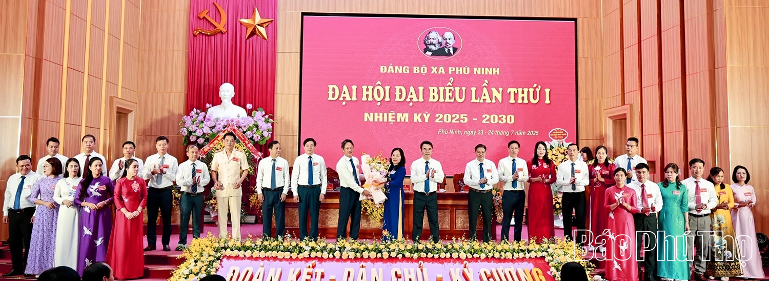 Đại hội đại biểu Đảng bộ xã Phù Ninh lần thứ I, nhiệm kỳ 2025 - 2030