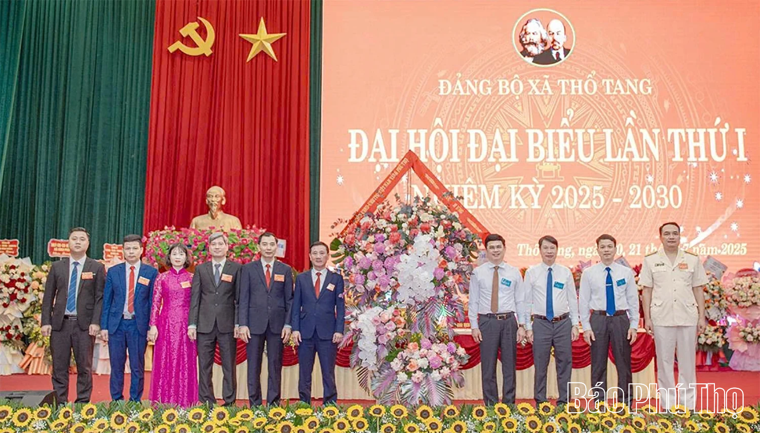 Đại hội Đại biểu Đảng bộ xã Thổ Tang lần thứ I, nhiệm kỳ 2025-2030