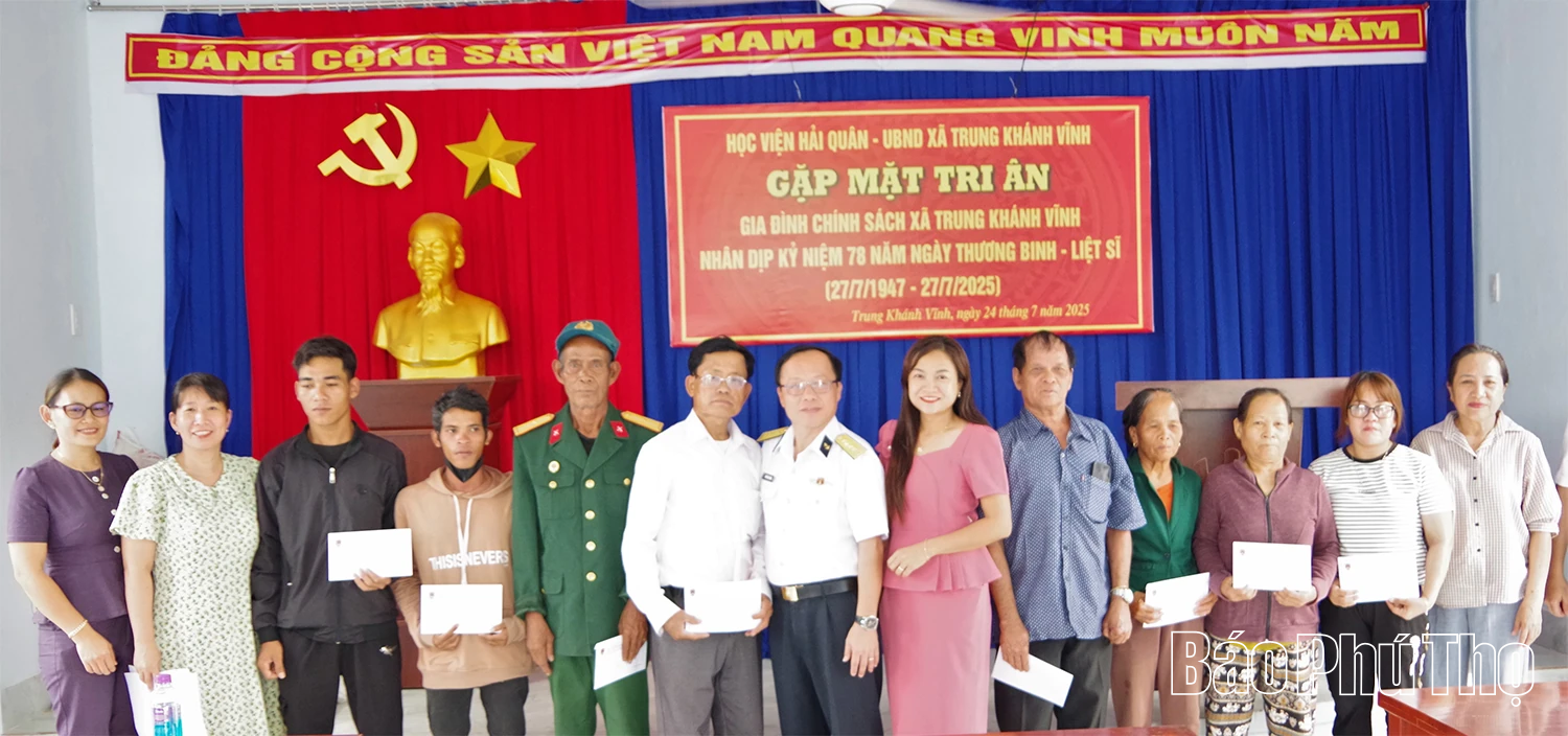 Tổ chức nhiều hoạt động tri ân ngày Thương binh - liệt sĩ 27/7 năm 2025