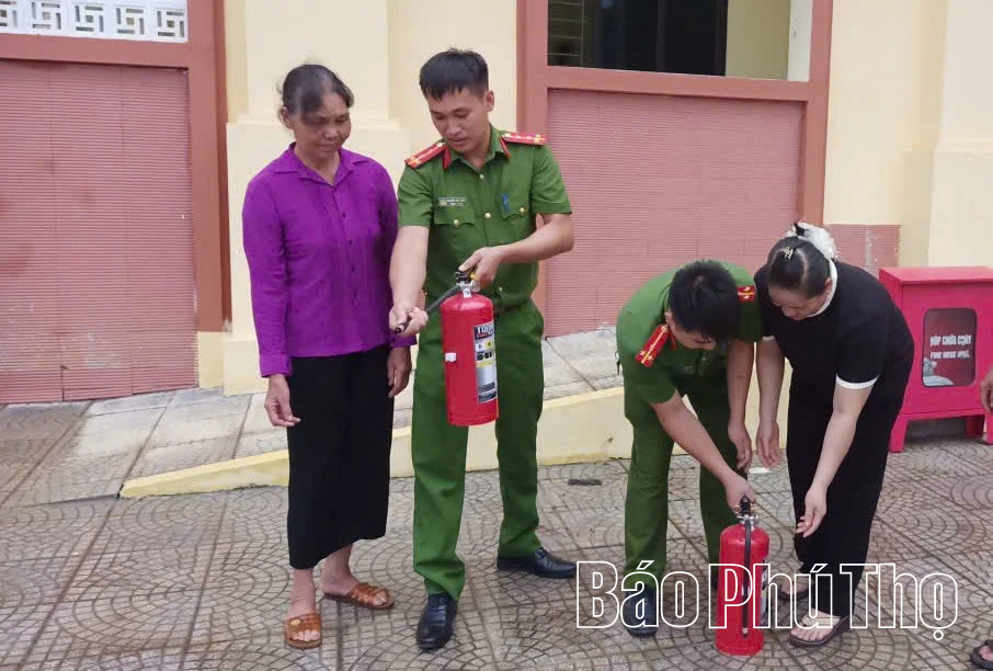 Công an xã Nật Sơn đảm bảo an ninh nông thôn