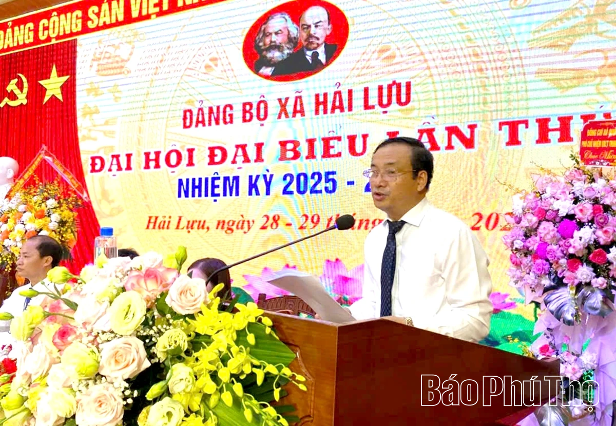 Đại hội đại biểu Đảng bộ xã Hải Lựu lần thứ I, nhiệm kỳ 2025-2030