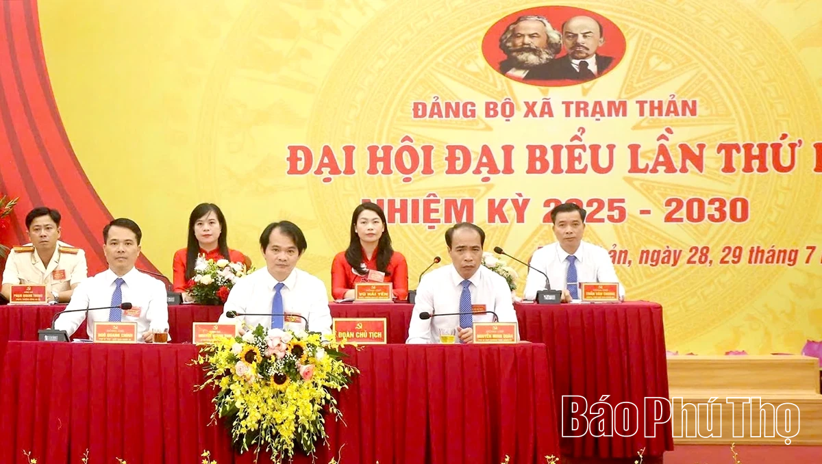 Đại hội đại biểu Đảng bộ xã Trạm Thản lần thứ I: Đẩy mạnh xây dựng đồng bộ kết cấu hạ tầng