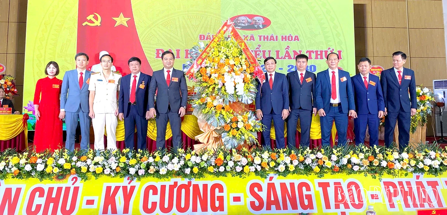 Đại hội đại biểu Đảng bộ xã Thái Hòa lần thứ I, nhiệm kỳ 2025-2030