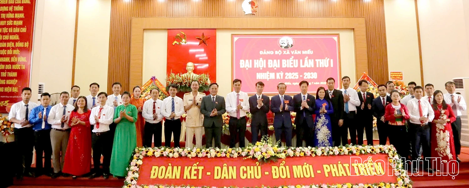 Đại hội đại biểu Đảng bộ xã Văn Miếu lần thứ I, nhiệm kỳ 2025-2030