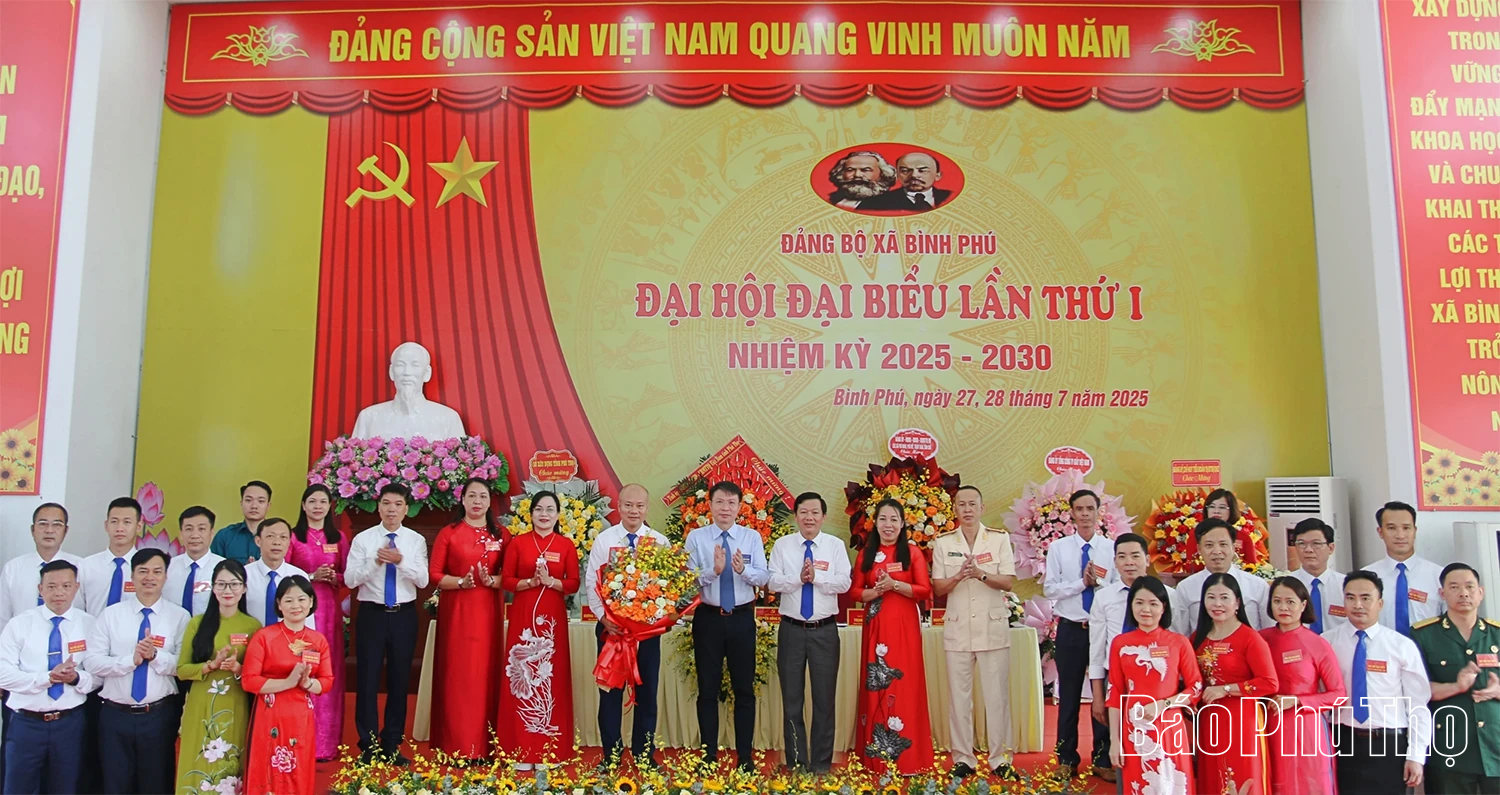 Đại hội đại biểu Đảng bộ xã Bình Phú lần thứ I, nhiệm kỳ 2025 - 2030