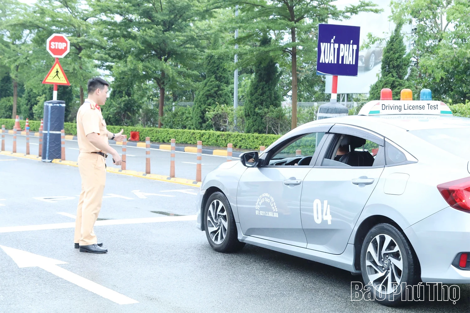 Nỗ lực hoàn thành sát hạch cấp giấy phép lái xe cho người dân