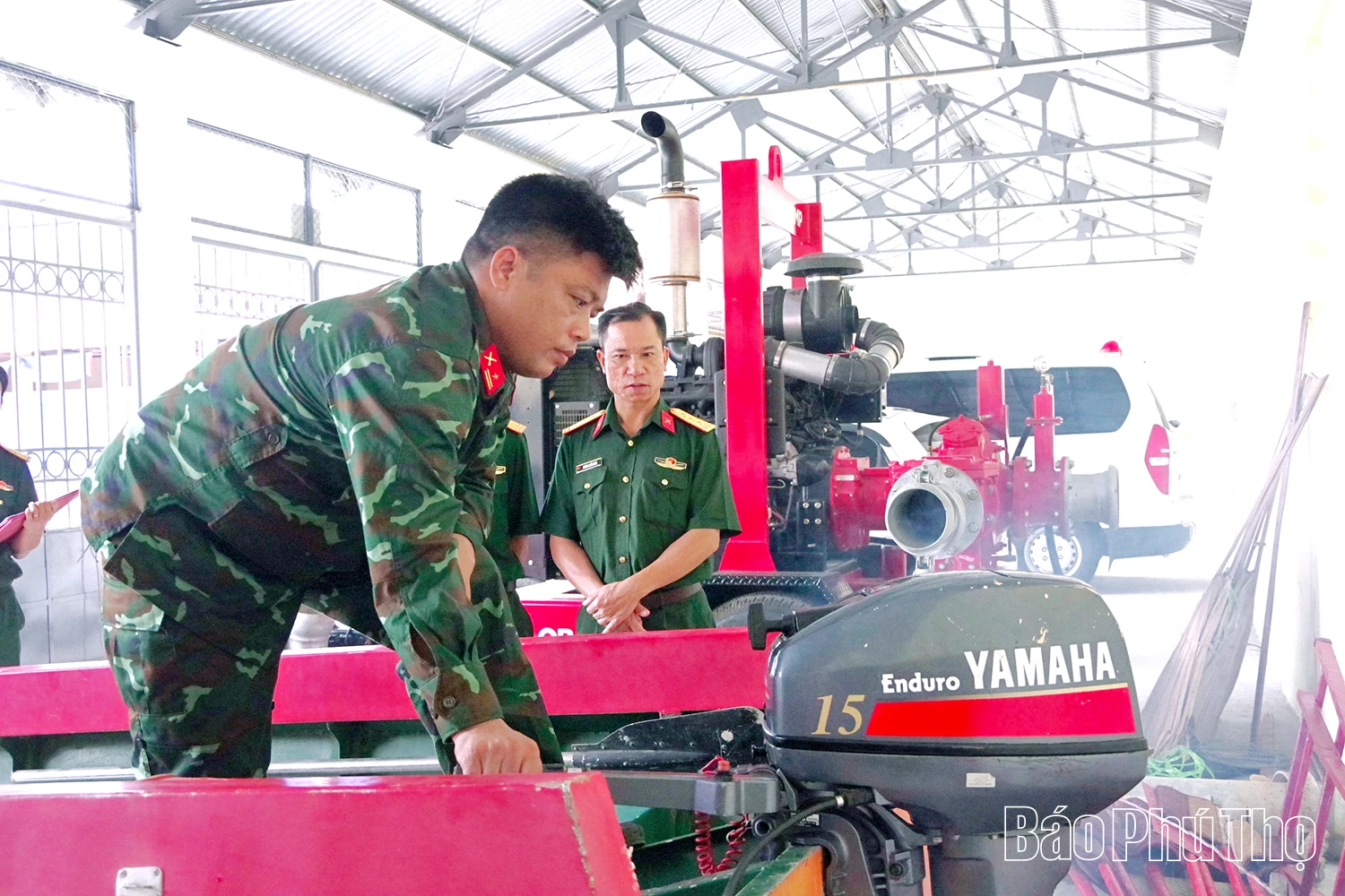 Quân khu 2 kiểm tra công tác huấn luyện tại Ban Chỉ huy Phòng thủ khu vực 2 - Thống Nhất