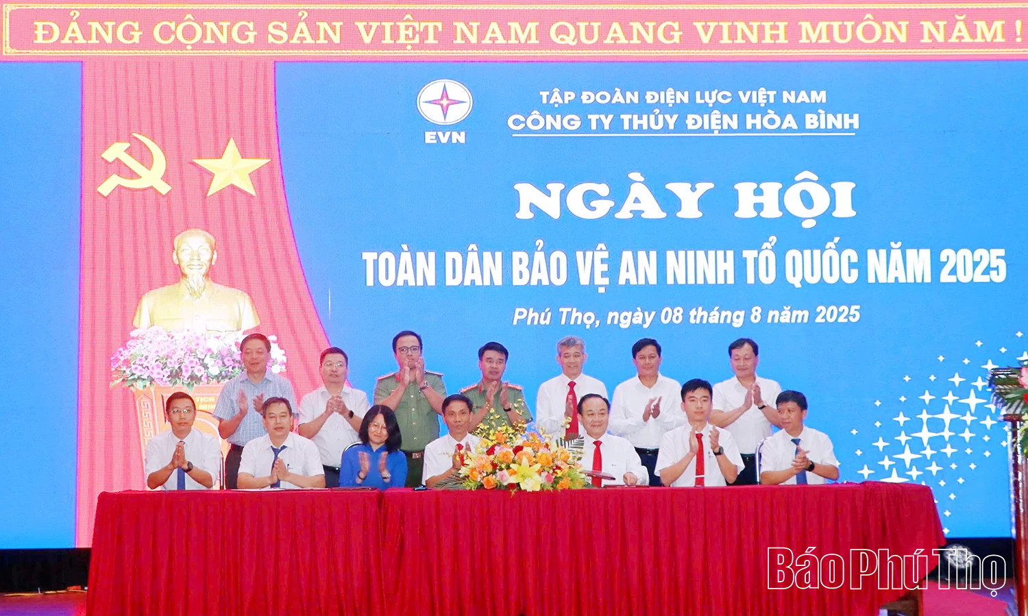 Công ty Thủy điện Hòa Bình tổng kết 10 năm thực hiện mô hình “Doanh nghiệp tự quản về An ninh trật tự”