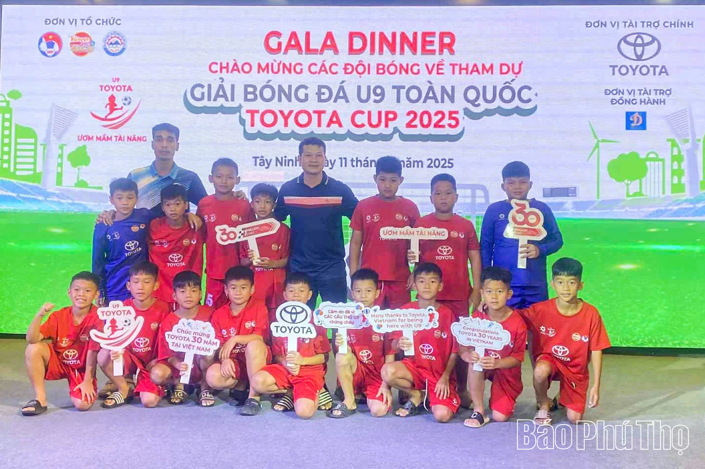 Đội U9 Phú Thọ vượt qua Vòng bảng Giải bóng đá U9 toàn quốc năm 2025