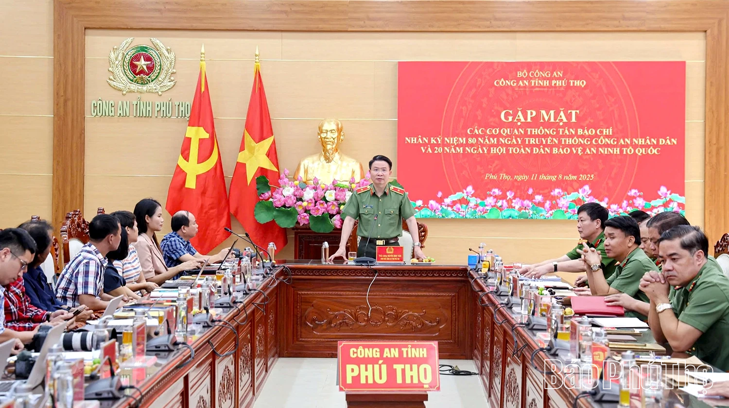 Công an tỉnh gặp mặt các cơ quan thông tấn báo chí