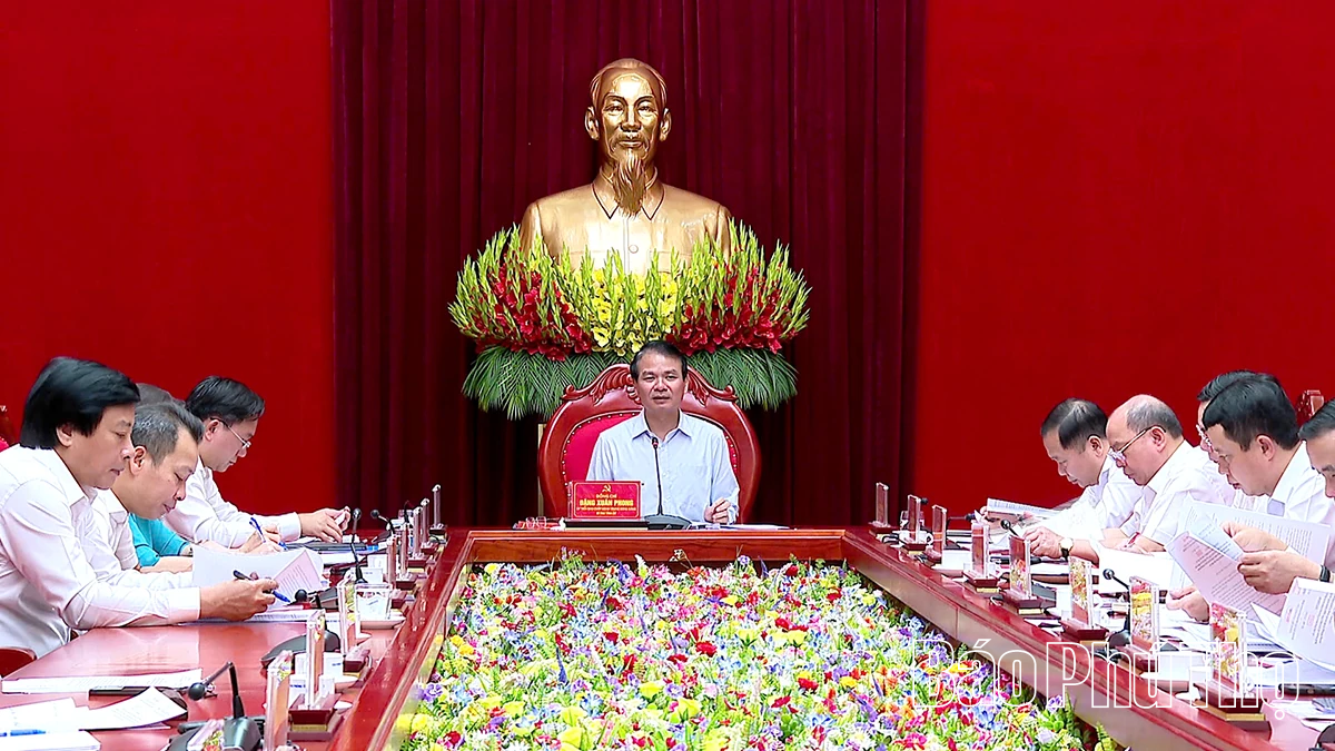 Hội nghị Ban Thường vụ Tỉnh ủy cho ý kiến vào nhiều nội dung quan trọng