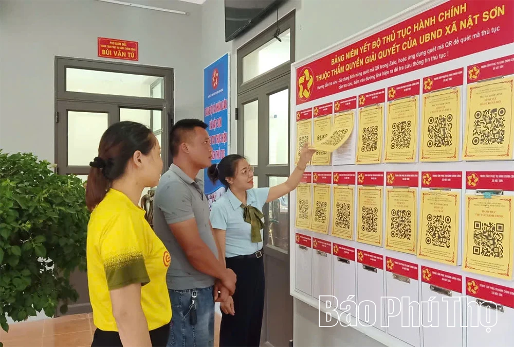 Xã Nật Sơn lấy sự hài lòng của người dân làm trung tâm