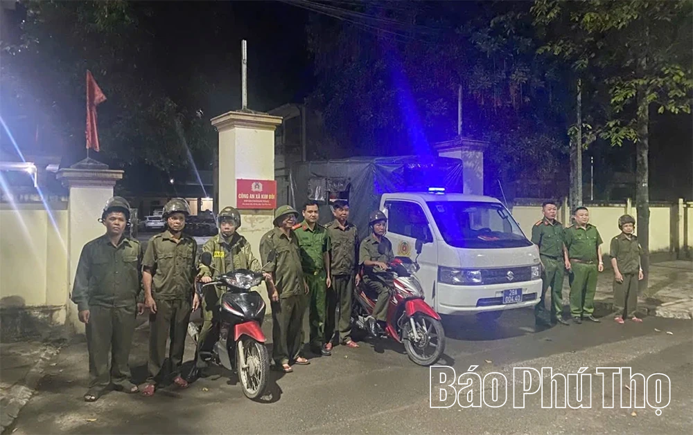 Bám sát địa bàn, giữ vững an ninh trật tự