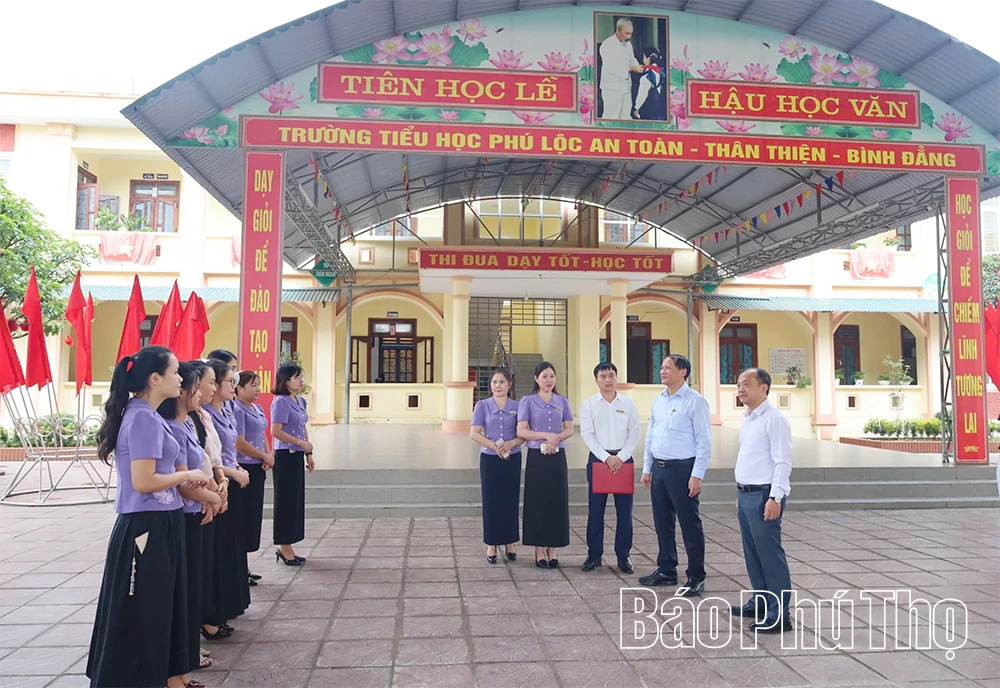 Xã Phù Ninh đảm bảo các điều kiện cho năm học mới