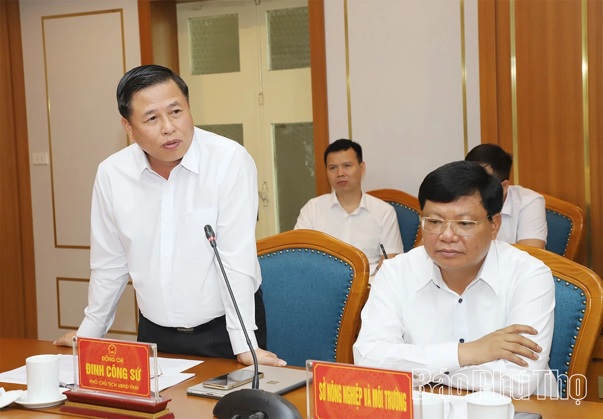 Đẩy nhanh tiến độ giải ngân các dự án khắc phục hậu quả bão YAGI