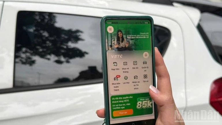 Thúc đẩy việc chuyển đổi tài khoản thu phí sang tài khoản giao thông