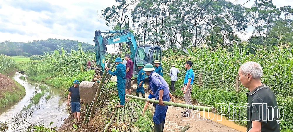 Xã Hiền Lương chủ động phòng, chống bão số 5