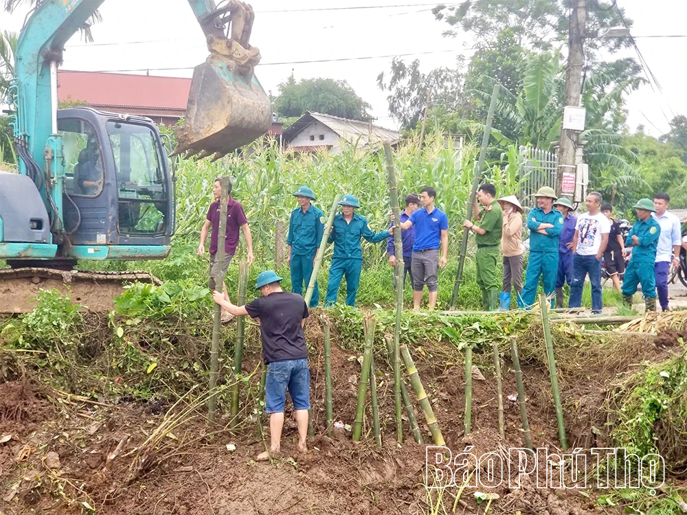 Xã Hiền Lương chủ động phòng, chống bão số 5