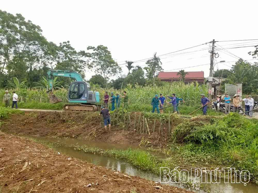 Xã Hiền Lương chủ động phòng, chống bão số 5