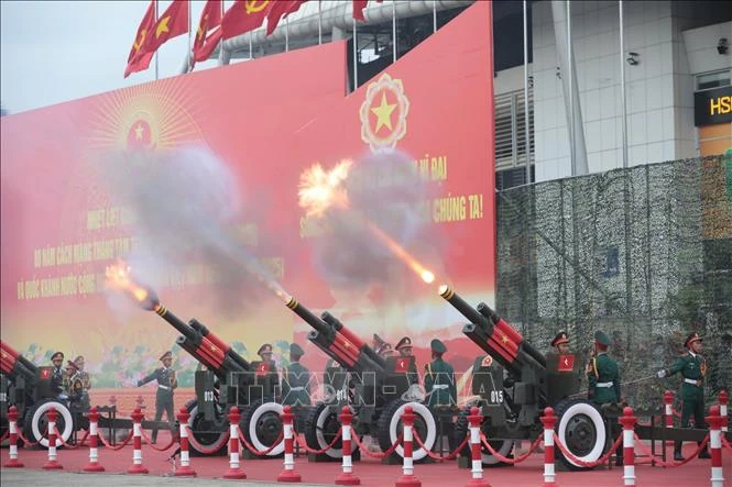 Tổng duyệt lễ diễu binh, diễu hành sự kiện A80