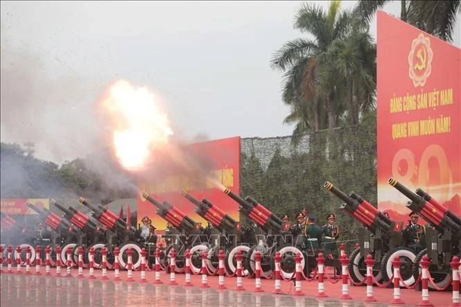 Tổng duyệt lễ diễu binh, diễu hành sự kiện A80