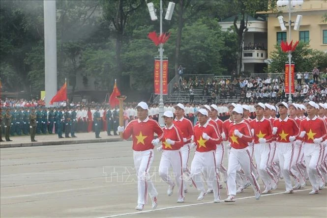 Tổng duyệt lễ diễu binh, diễu hành sự kiện A80