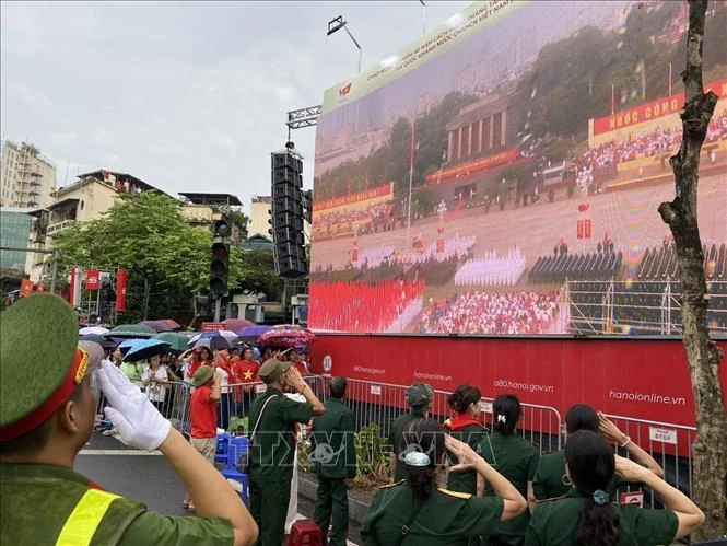 Tổng duyệt lễ diễu binh, diễu hành sự kiện A80