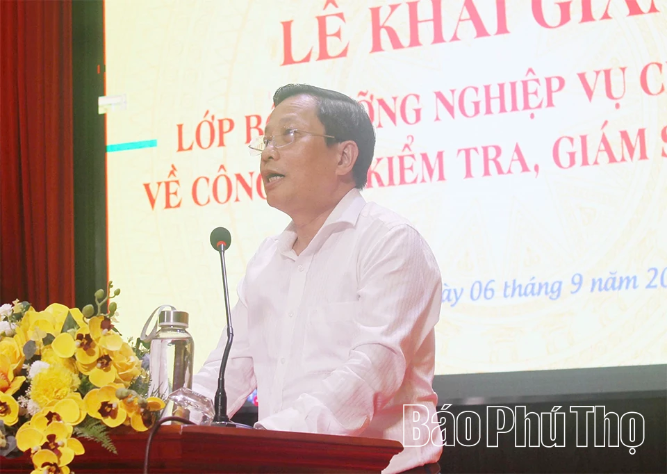 Khai mạc lớp tập huấn, bồi dưỡng nghiệp vụ chuyên sâu về công tác kiểm tra, giám sát năm 2025