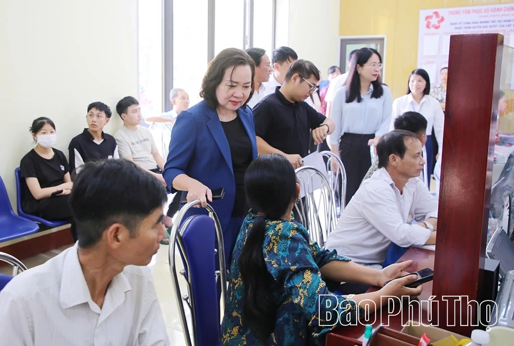 Thường trực HĐND tỉnh làm việc với các xã Yên Sơn, Tu Vũ, Thanh Thủy