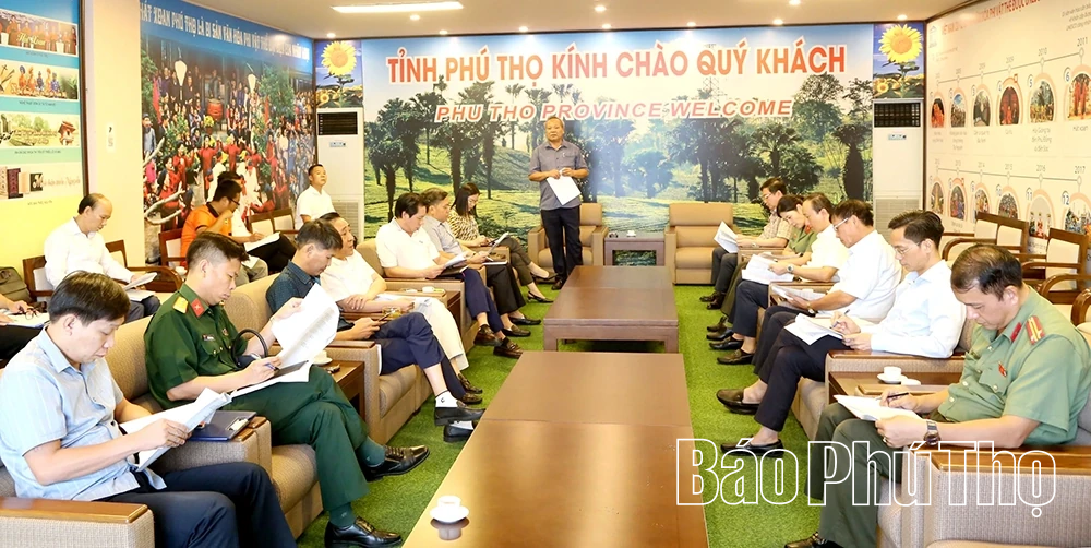 Triển khai công tác tổ chức các trận đấu sân nhà của CLB Xuân Thiện Phú Thọ