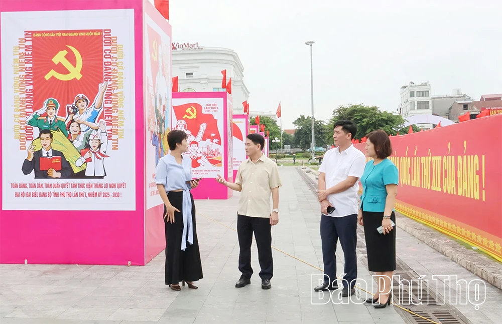 Sâu rộng, toàn diện công tác tuyên truyền chào mừng Đại hội Đảng bộ tỉnh