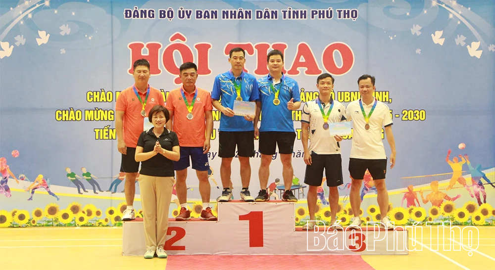 Bế mạc Hội thao chào mừng thành công Đại hội Đảng bộ UBND tỉnh