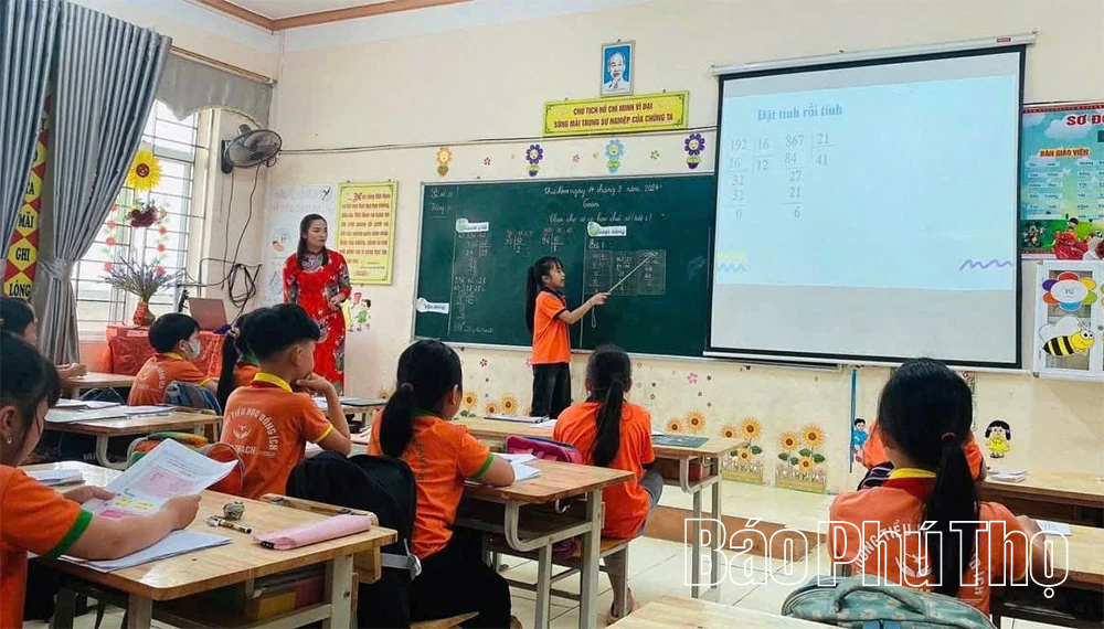 Sáng tạo trong dạy và học ở Trường Tiểu học Đồng Ích